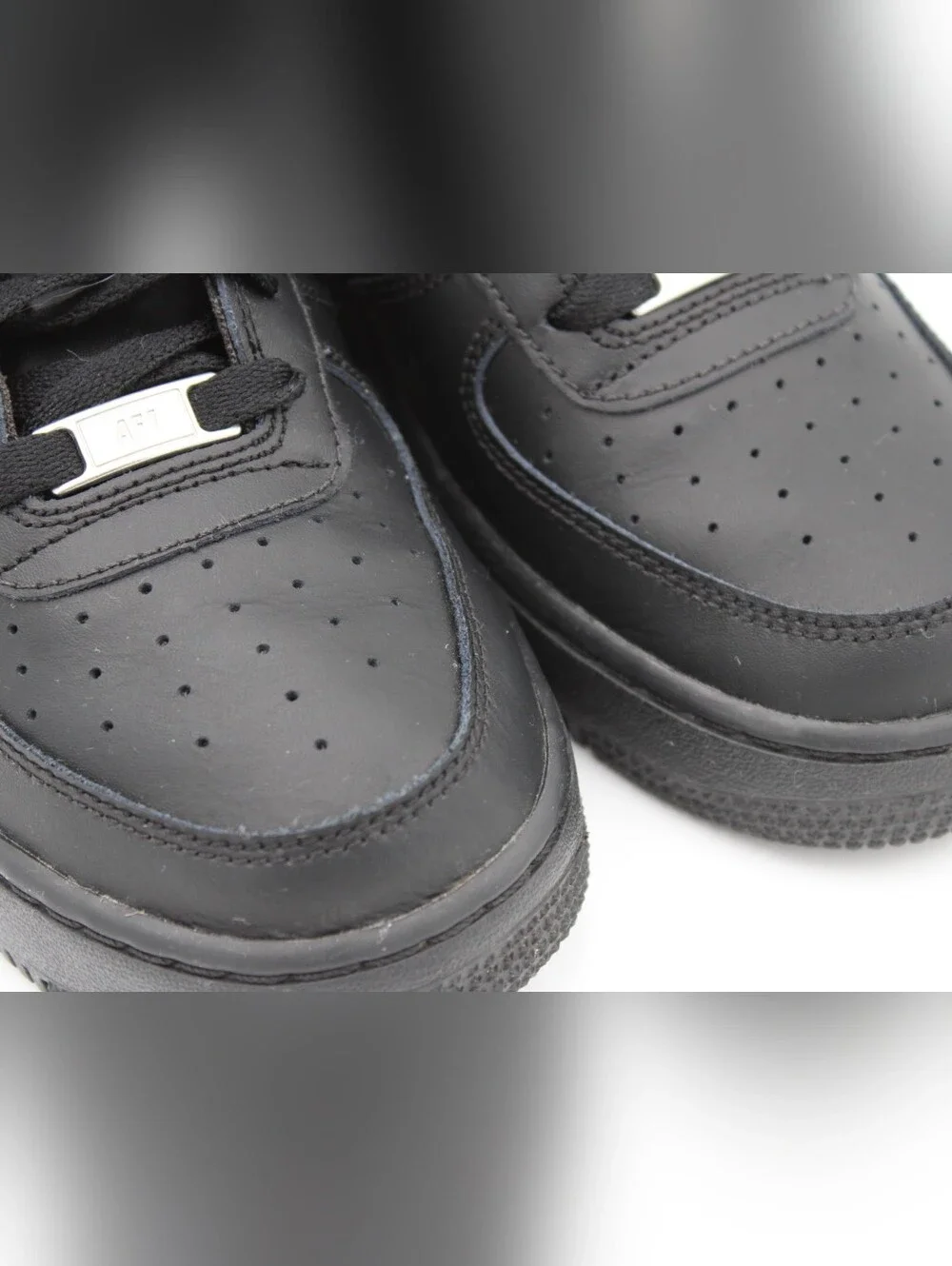 Nike Air Force 1 Low LE “Triple Black” GS 6.5Y Women’s 8 AF1 Sneakers